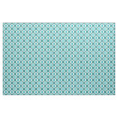 Retro Chic Aquamarin Aqua Türkis Ikat Droptern Mus Stoff (Fat Quarter (45,7 x 55,9 cm))