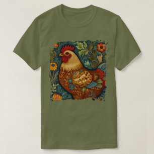 Retro Chic Boho Hähnchenkraut T-Shirt