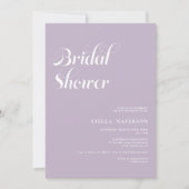 Retro-Chic-Brautparty Einladung (Vorderseite)