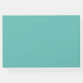 Retro Chic Design mit farbenfrohen Streifen Hochze Gästebuch (Rückseite)