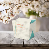 Retro Chic Design mit farbenfrohen Streifen Hochze Geschenkschachtel