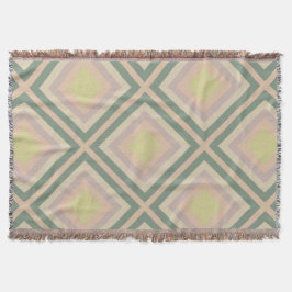 Retro Chic Geometric Lemon Pastel Decke