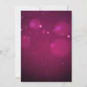 Retro Chic Glam Pink Disco Ball Brautparty Einladung (Rückseite)