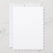Retro-Chic-Hochzeitseinladung Einladung (Rückseite)