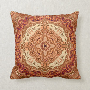 Retro Chic Hübsche Haut Florale persische Mandala Kissen