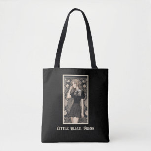Retro Chic LBD Little Black Dress Tote Bag Tasche