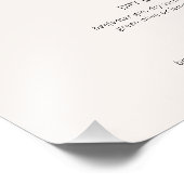 Retro Chic Moderne Signature Drinks Fotodruck (Ecke)