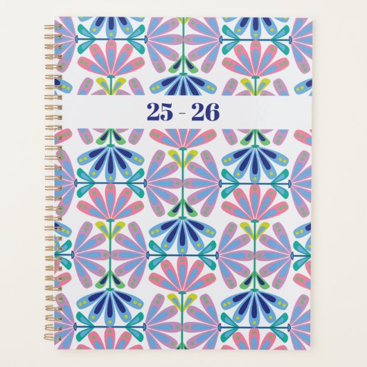 Retro Chic Planner Planer (Vorderseite)