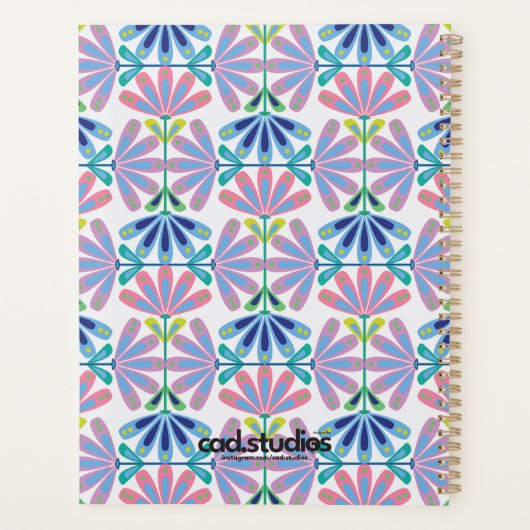 Retro Chic Planner Planer (Rückseite)