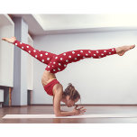 Retro Chic Red White Polka Dots Muster Mode Leggings<br><div class="desc">Benutzerdefiniert, Retro, cool, niedlich, chic, stylish, trendig, atemberaubend, handgenäht, weiße Polka Punkte auf roten Mustern Frauen in vollem Umfang Trainingssport Yoga-Fitnessraum mit Leggings-Hosen, die sich für Ihren Körper ausdehnt, Umarmungen an allen richtigen Stellen anzieht, sich nach dem Waschen zurückprallt und ihre Form bei wiederholtem Verschleiß nicht verliert. Macht ein tolles...</div>