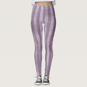 Retro Chic Style - Lavender Vintage Jailhouse Rock Leggings (Vorderseite)