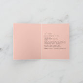 Retro Chic Tee Party Einladung (Innenseite)