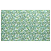 Retro Chic Tropical Green Palm Blätter Muster Stoff (Yard (91,4 cm))