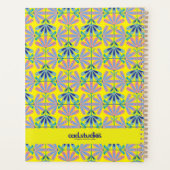 Retro Chic Yellow Planner Planer (Rückseite)