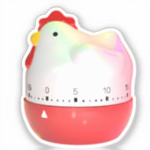 Retro chick aufkleber (Vorderseite)