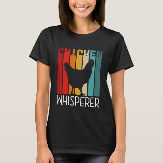 Retro Chicken Whisperer T-Shirt (Vorderseite)