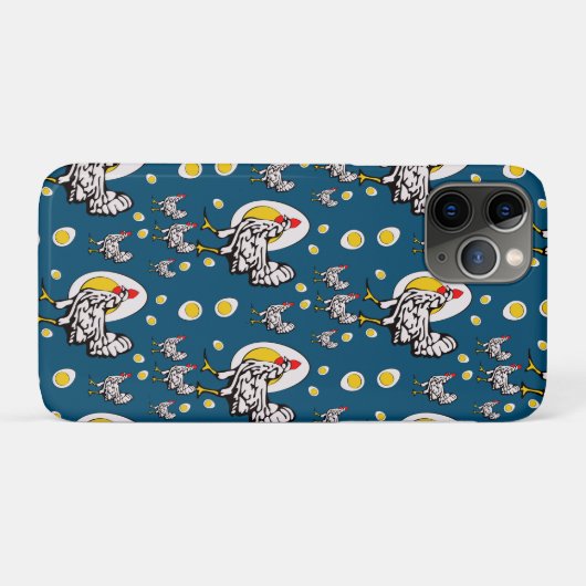 Retro Chickens Case-Mate iPhone Hülle (Rückseite (Horizontal))