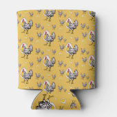 Retro Chickens Dosenkühler (Rückseite)