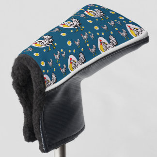 Retro Chickens Golf Headcover