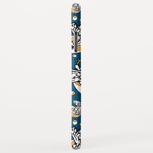 Retro Chickens Handy Case-Mate iPhone Hülle (Hinten/Rechts)