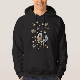 Retro Chickens Hoodie