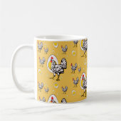 Retro Chickens Kaffeetasse (Links)
