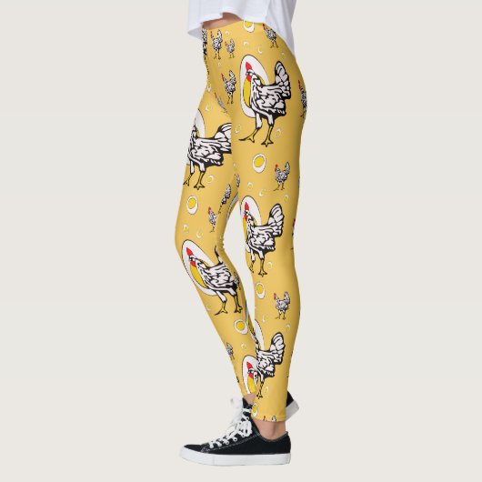 Retro Chickens Leggings (Links)