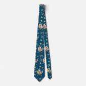 Retro Chickens Neck Tie Krawatte (Vorderseite)