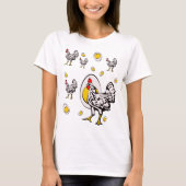 Retro Chickens T-Shirt (Vorderseite)