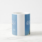 Retro Chihuahua Blauer Himmel Individuelle Tasse f (Mittel)