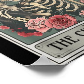 Retro Chihuahua Dog Lover The Moon Halloween , Wom Poster (Ecke)