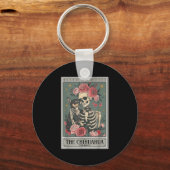 Retro Chihuahua Dog Lover The Moon Halloween , Wom Schlüsselanhänger (Vorderseite)