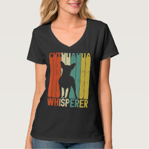 Retro Chihuahua Whisperer Kleine Vintage Hunde T-Shirt