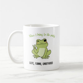 Retro Chill Frog Anpassbare Persönliche Tasse