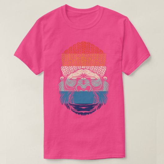 Retro Chill Gorilla T-Shirt (Design vorne)