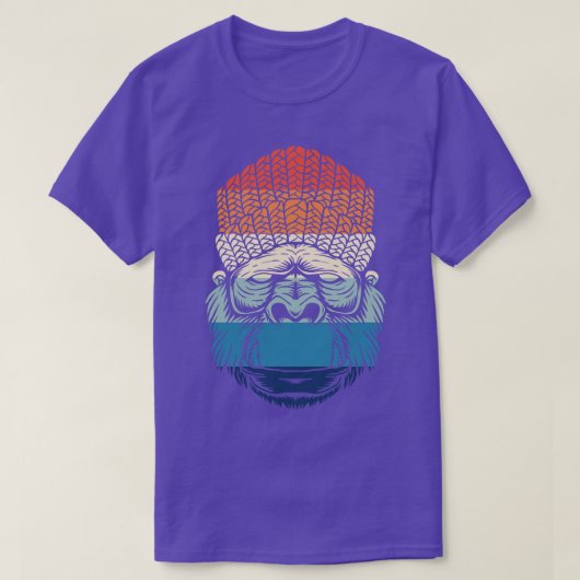 Retro Chill Gorilla T-Shirt (Design vorne)