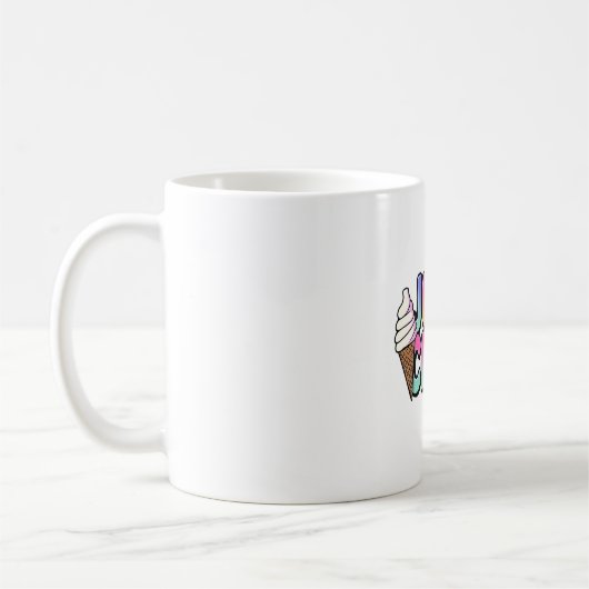 Retro Chill Ice Creme Tasse (Links)