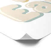 Retro Chill Out Good Vibes Poster (Ecke)