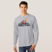 Retro China Peak Ski T-Shirt (Vorne ganz)
