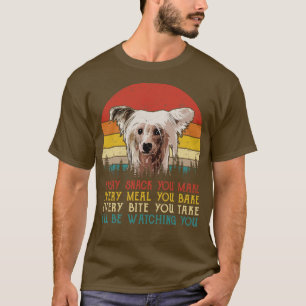 Retro-Chinesisch kreiert jeden Snack, den Sie mach T-Shirt