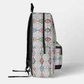 Retro-chinesische Schachbrett Bedruckter Rucksack (Links)