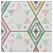 Retro-chinesische Schachbrett Stoff (Nahaufnahme)