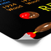 Retro Chinesisches Zodiakposter Jahre 1852 bis 193 Poster (Ecke)