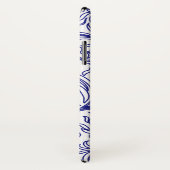 Retro Chinoiserie Blau und Weiß Muster Case-Mate iPhone Hülle (Hinten/Rechts)