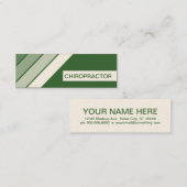 Retro CHIROPRACTOR Mini Visitenkarte (Vorne/Hinten)