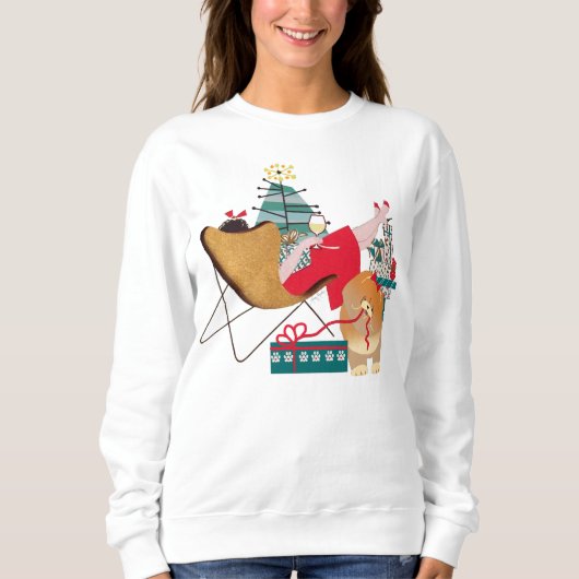 RETRO CHOW HOLIDAYS - Chow Chow Sweatshirt (Vorderseite)