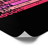 Retro Christian Bible Verse Valentines Day God Say Poster (Ecke)