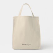 Retro Christlich Tote Bag "Lass dein Lichtschacht" Tragetasche (Rückseite)