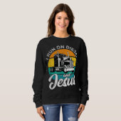 Retro-Christlicher LKW-Fahrer, den ich mit Diesel  Sweatshirt (Vorne ganz)