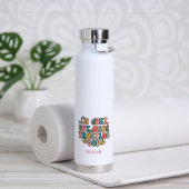 Retro-Christliches Kupfer-Vakuum isoliert Trinkflasche